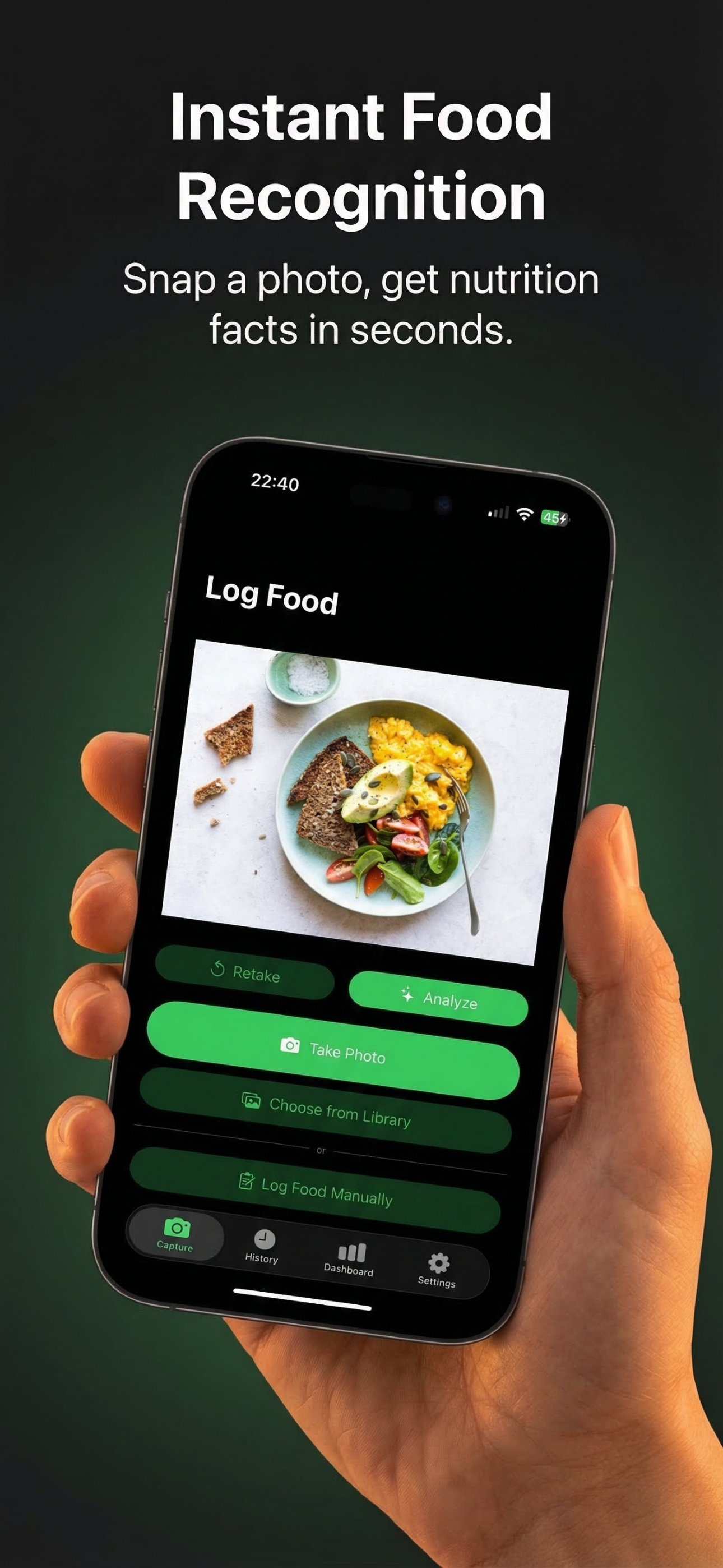 AI Calorie Coach - Screenshot 2 showing product features and functionality