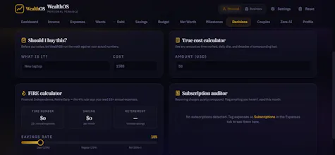 WealthOS Elite gallery image