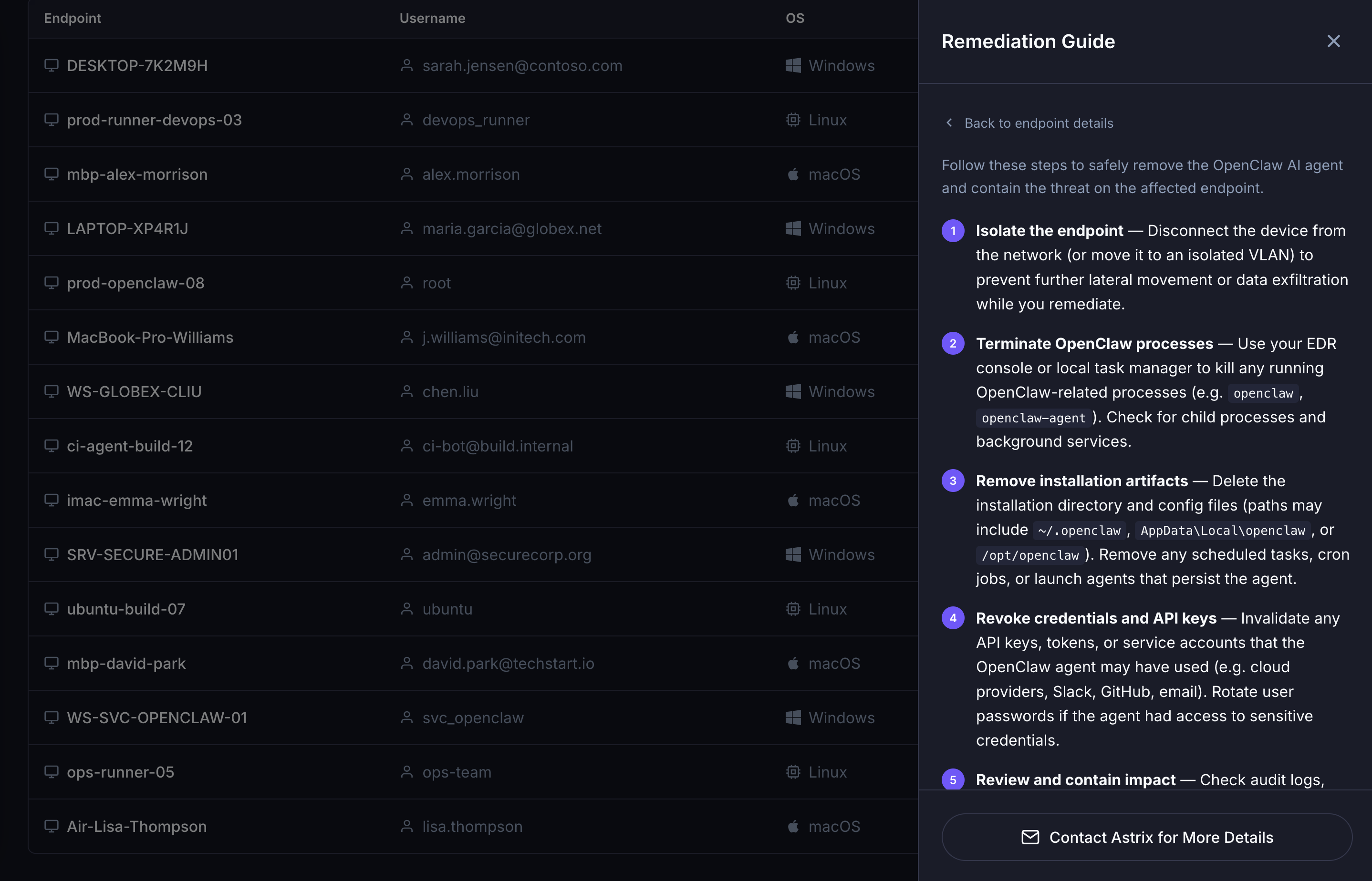 Astrix OpenClaw Scanner gallery image