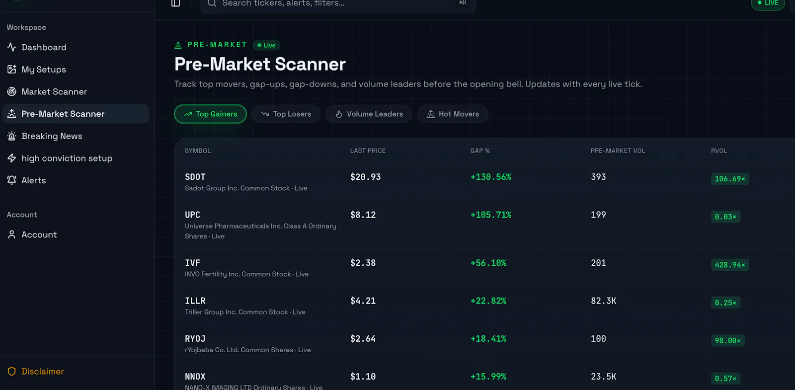 SnapShotTrading screenshot 3
