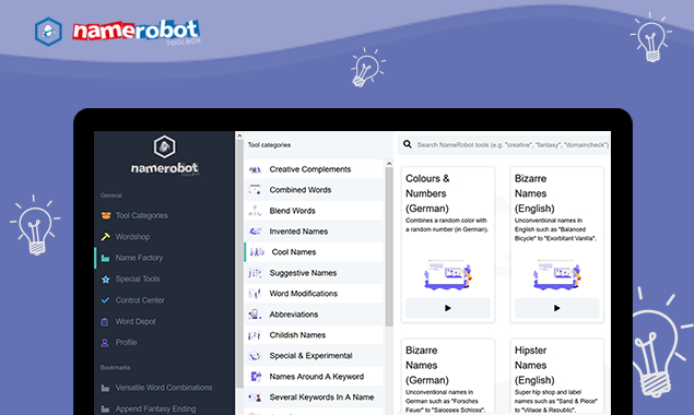 NameRobot Toolbox Image
