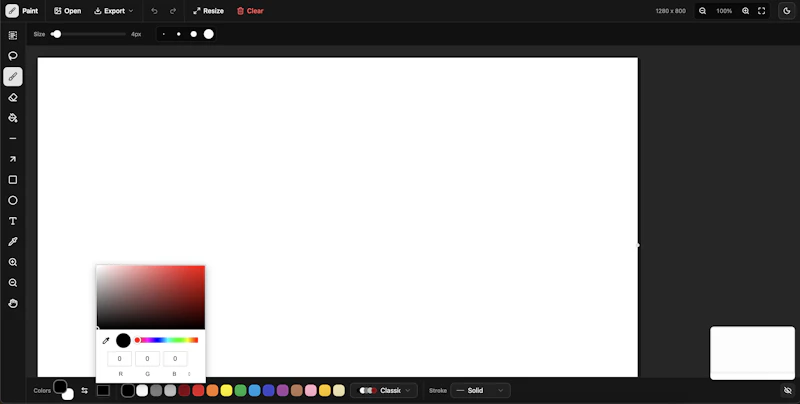 Yet Another Paint Site screenshot 3