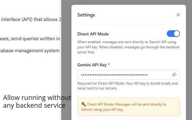 오픈 소스 AI 크롬 확장 - Chrome Extension은 사용자가 AI와 통신 할 수 있습니다. 미디어 4
