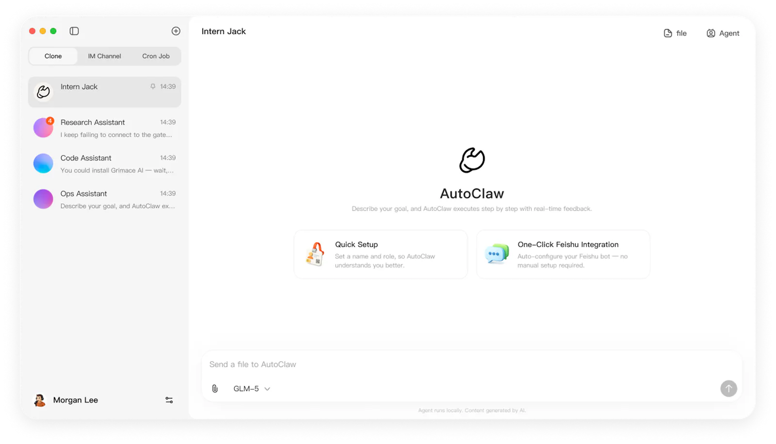 AutoClaw screenshot 2
