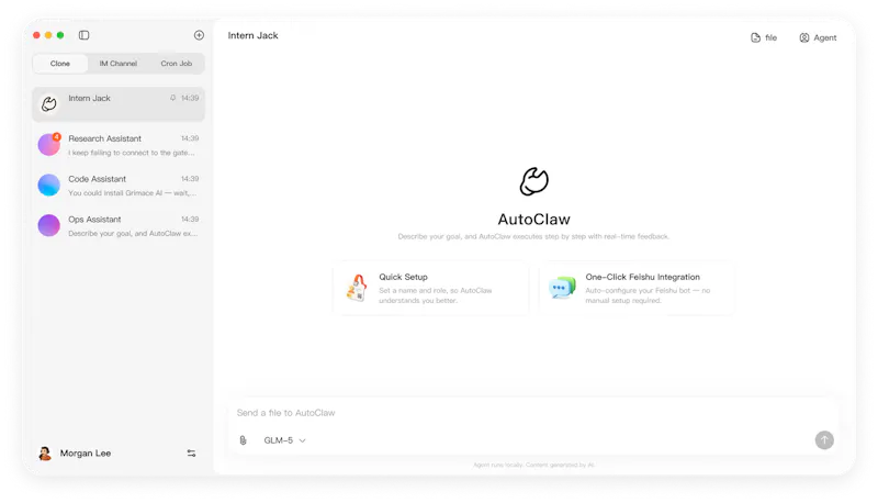 AutoClaw screenshot 2