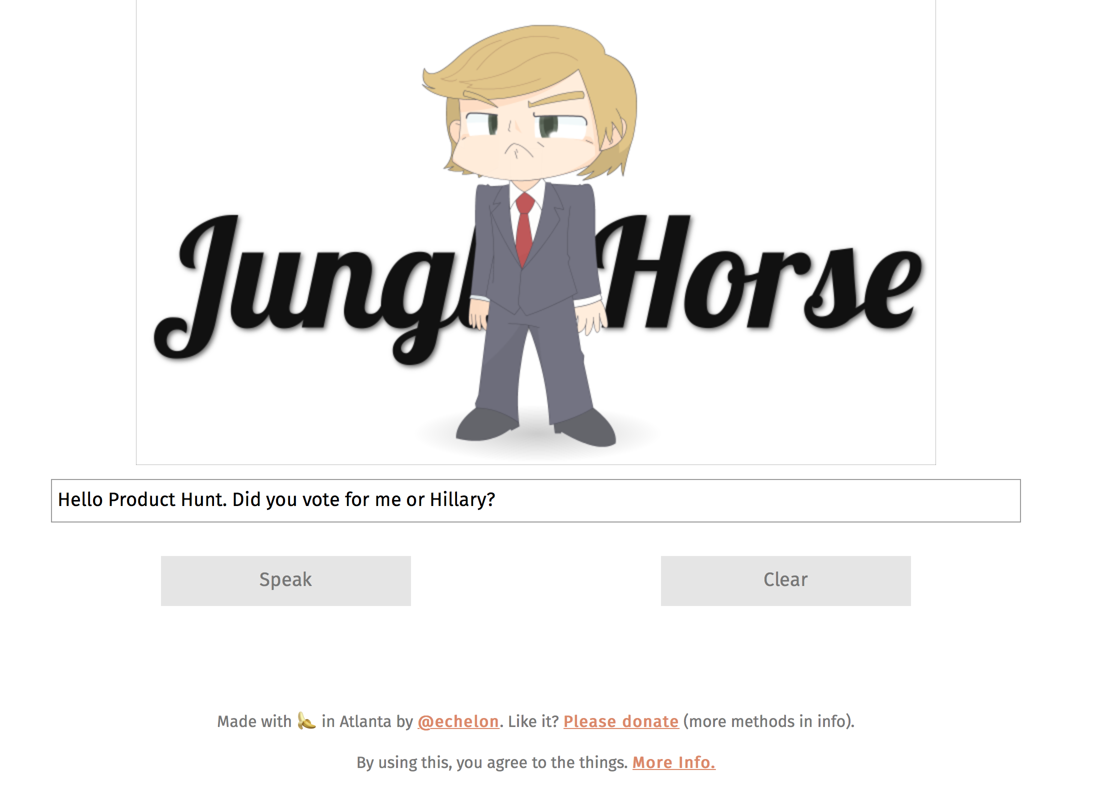 Donald Trump Text to Speech