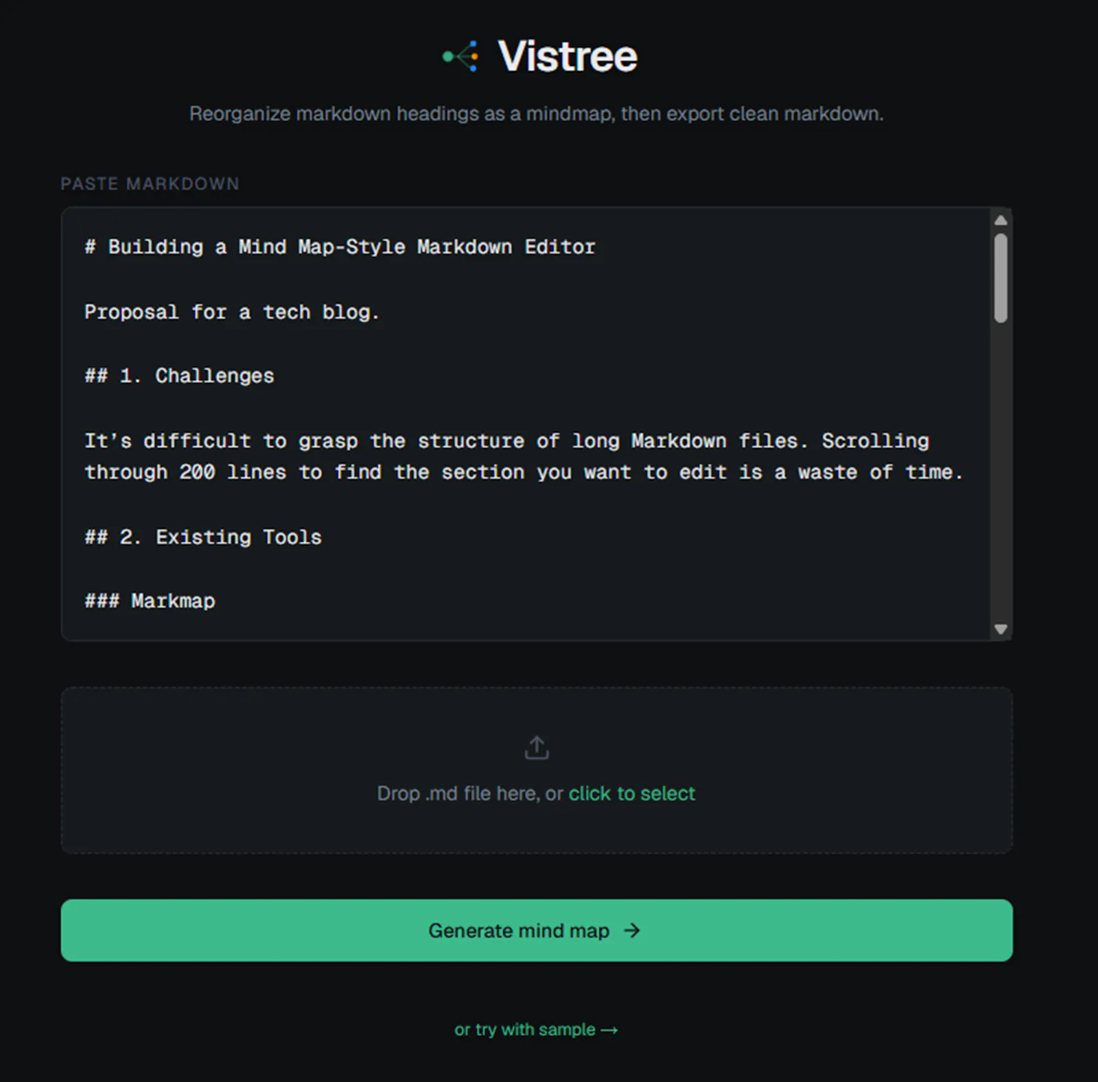 Vistree screenshot 3