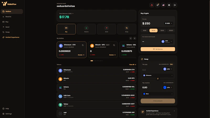 WalletFlow screenshot 1