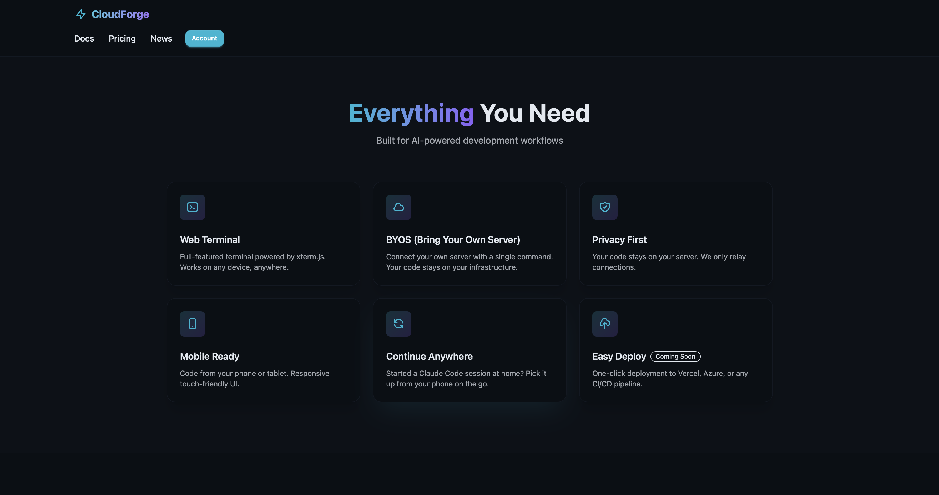 CloudForge gallery image