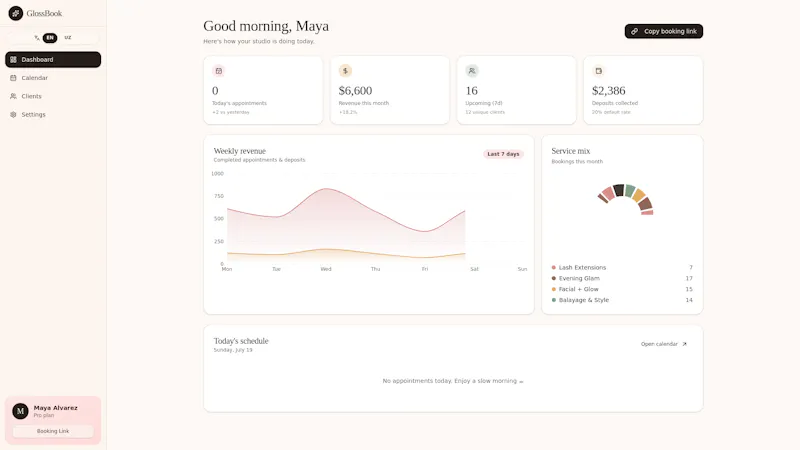 GlossBook screenshot 1