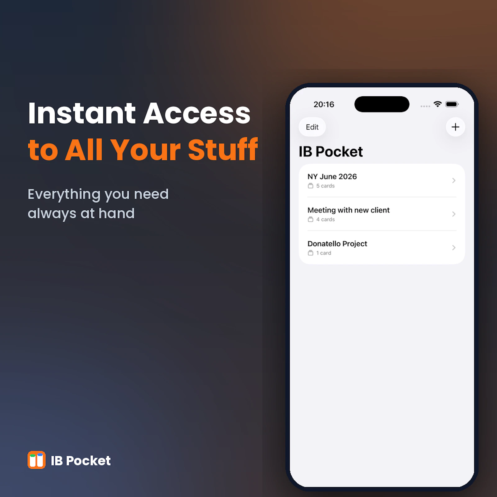 Info Blocks Pocket screenshot 1