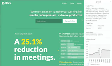 Mattermark Chrome Extension gallery image