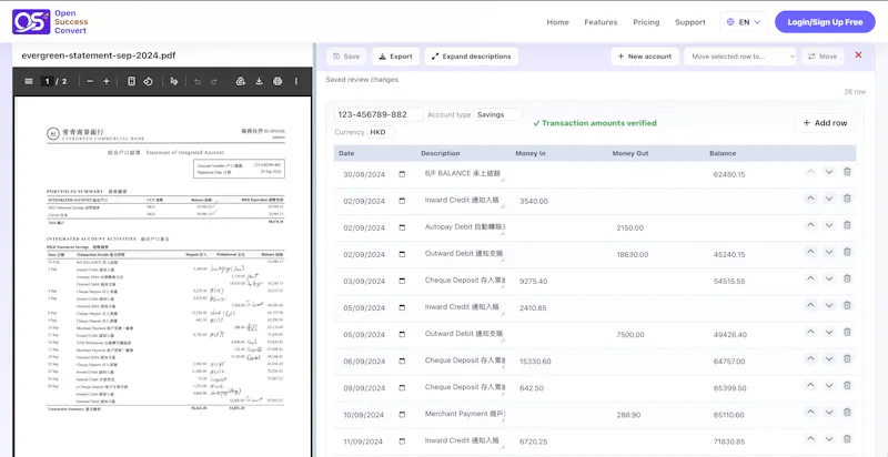 Open Success Convert screenshot 3