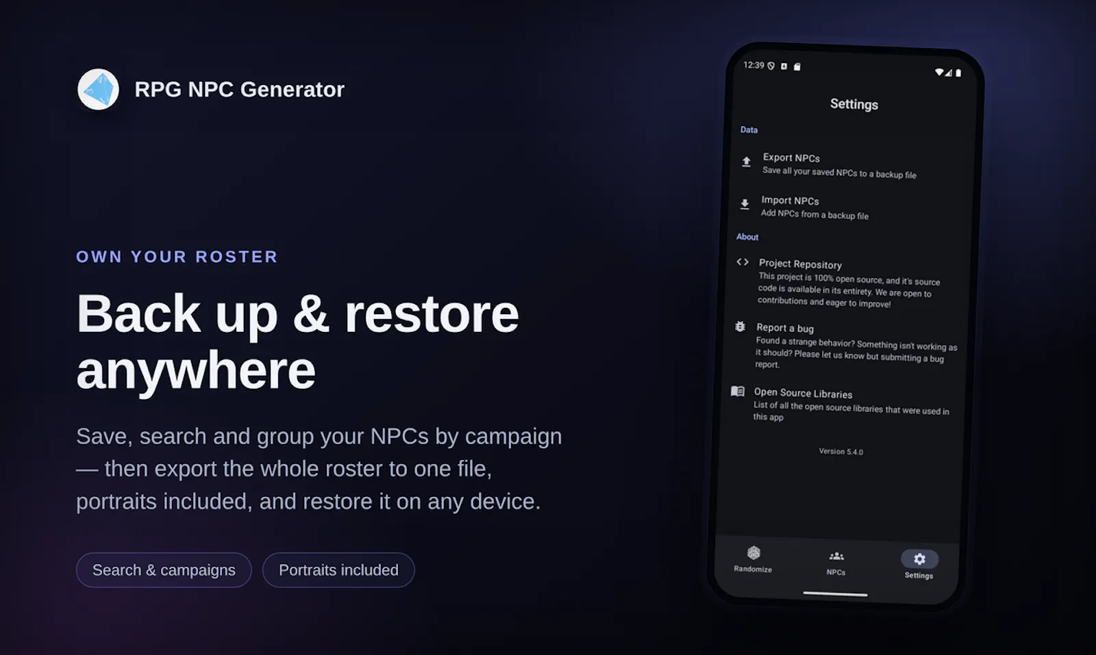 RPG NPC Generator screenshot 5