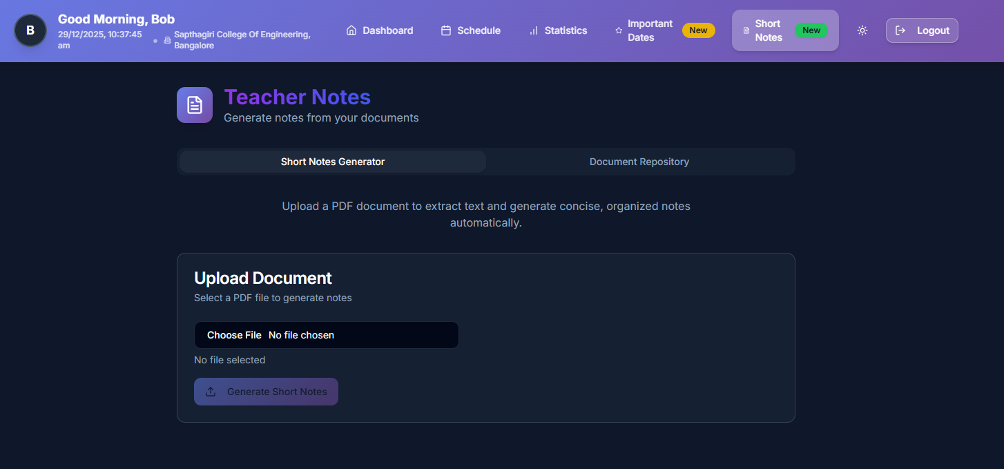 TeacherHQ - Main product screenshot demonstrating key features and user interface