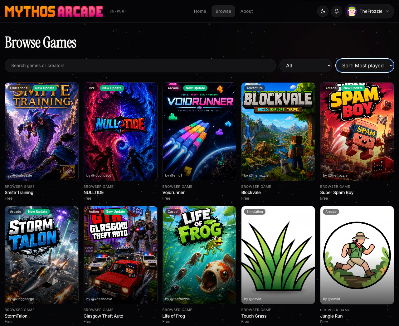 Mythos Arcade gallery image