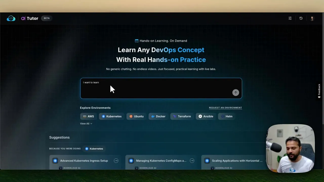 AI Tutor by KodeKloud gallery image