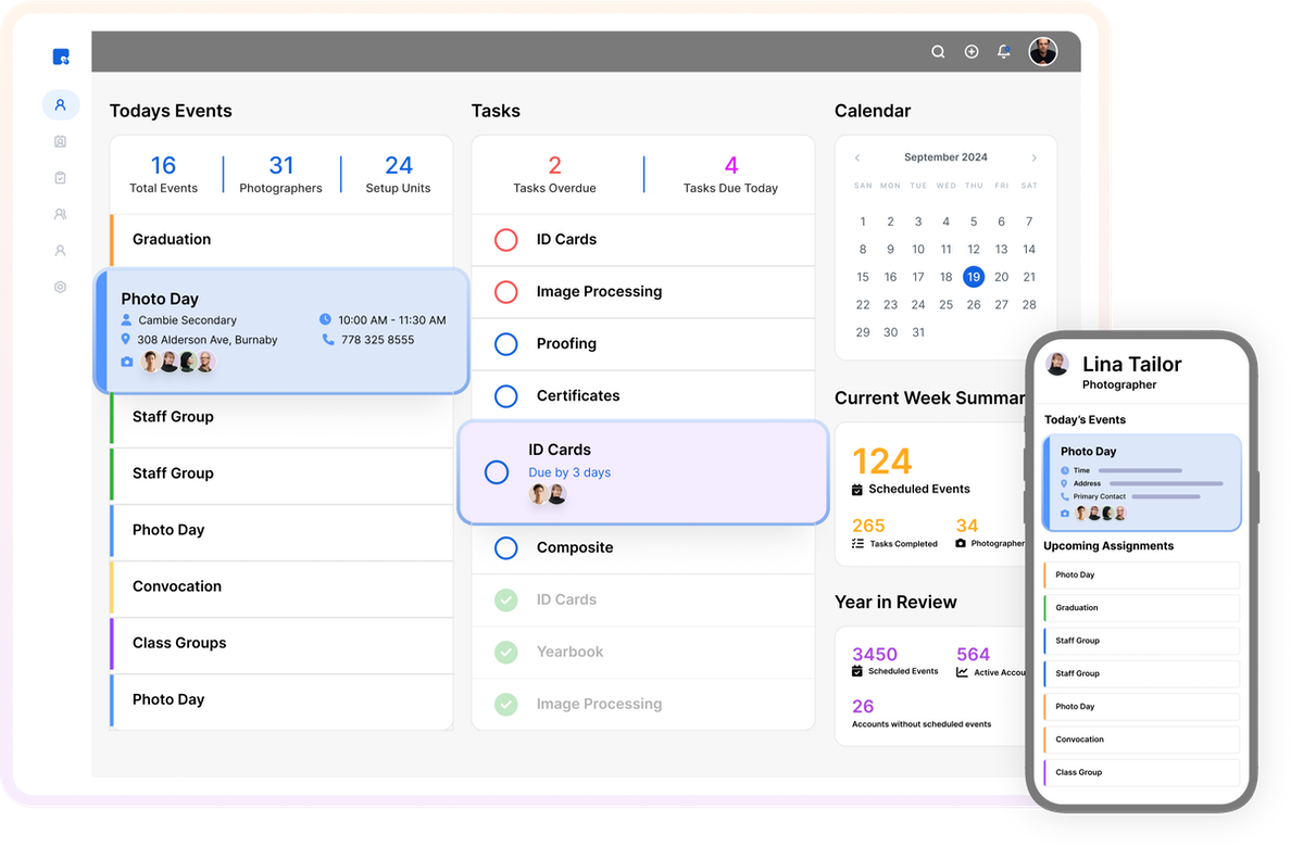ScheduLink - Main screenshot showing features and interface