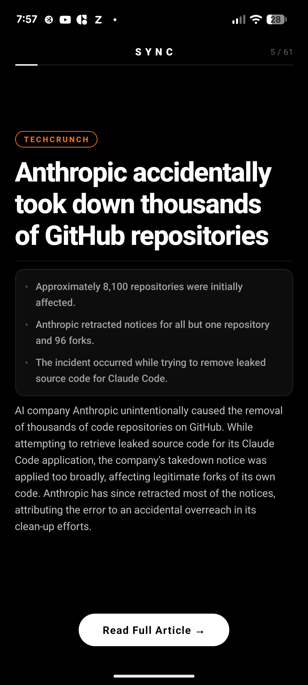 SYNC: Anti-Scroll AI News gallery image
