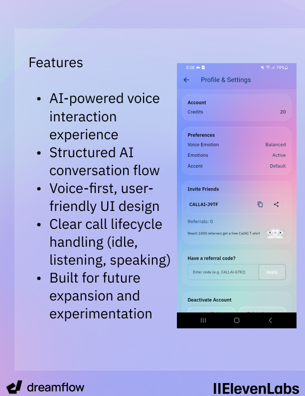 CallAI - Screenshot 4 showing product features and functionality