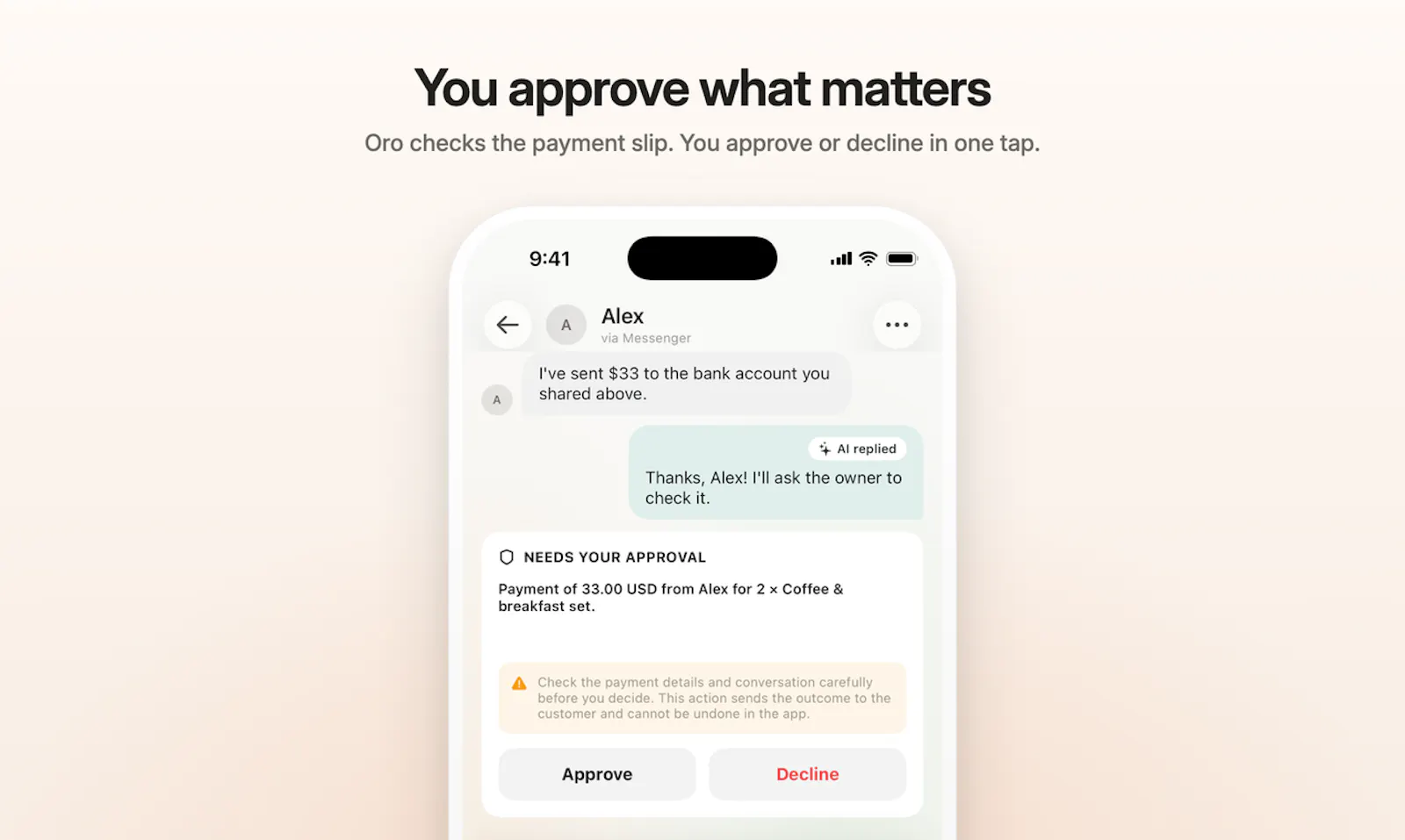 Oro AI Agent screenshot 4