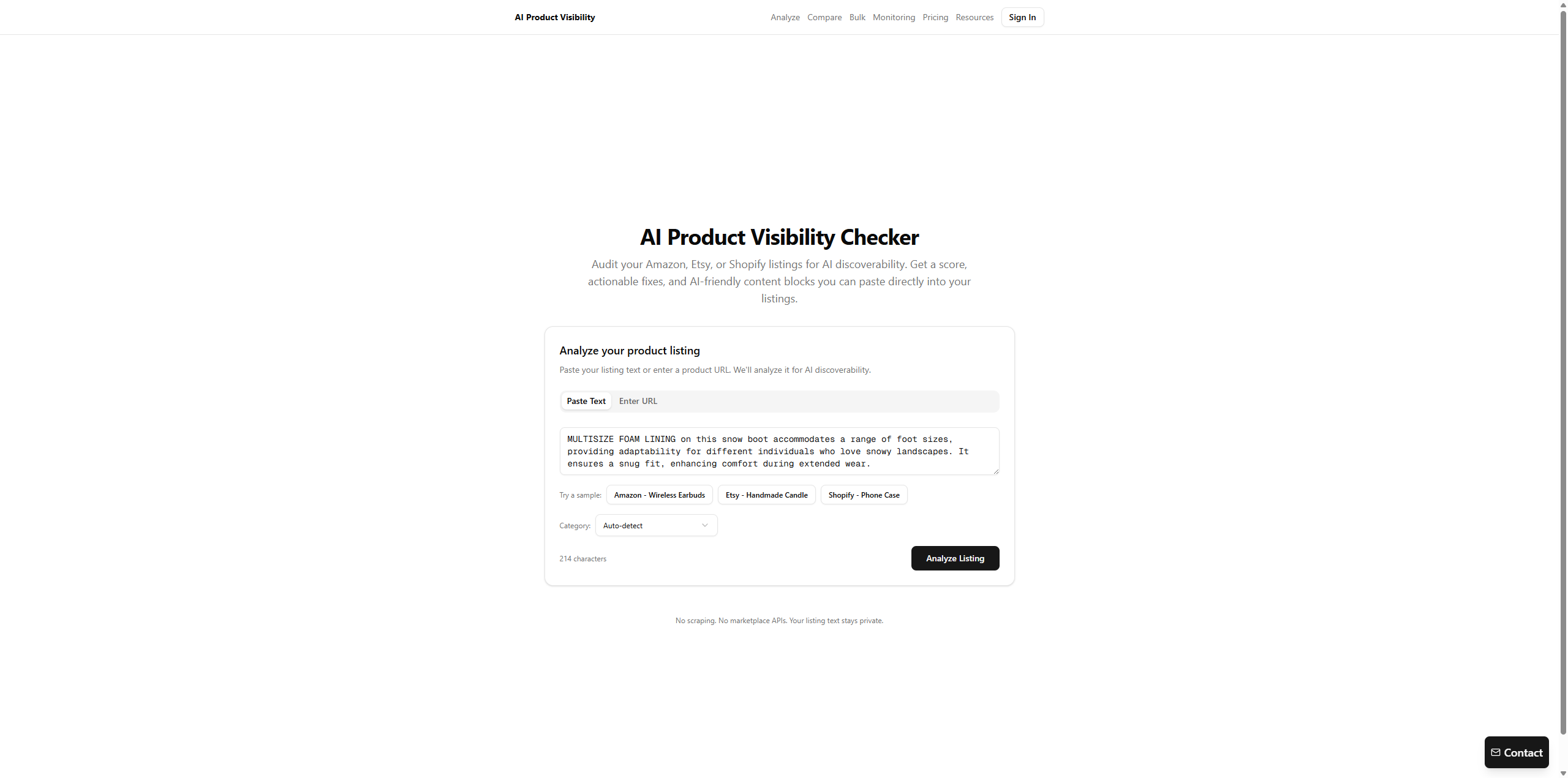 ListivoAI - Screenshot 4 showing product features and functionality