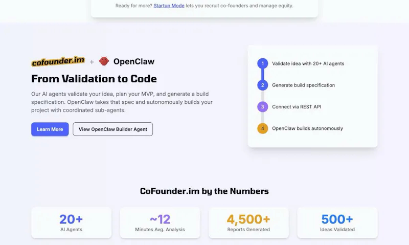 CoFounder.im screenshot 3