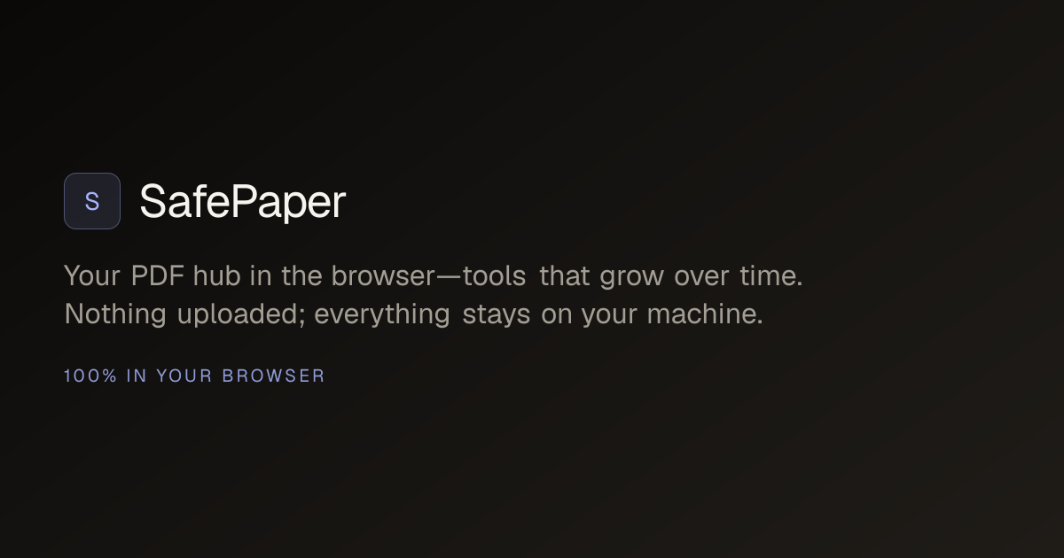 SafePaper gallery image