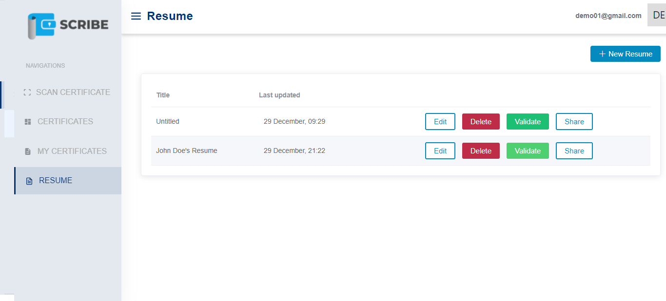 Scribe gallery image