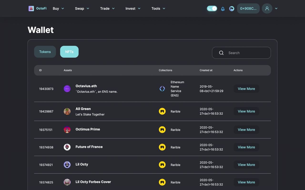 OctoFi gallery image