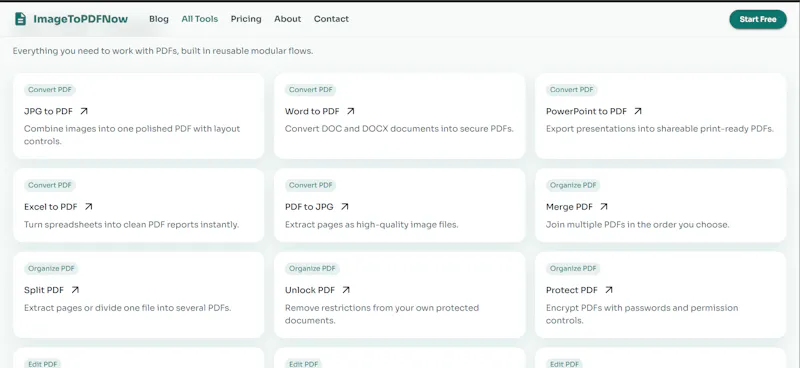ImageToPDFNow screenshot 2