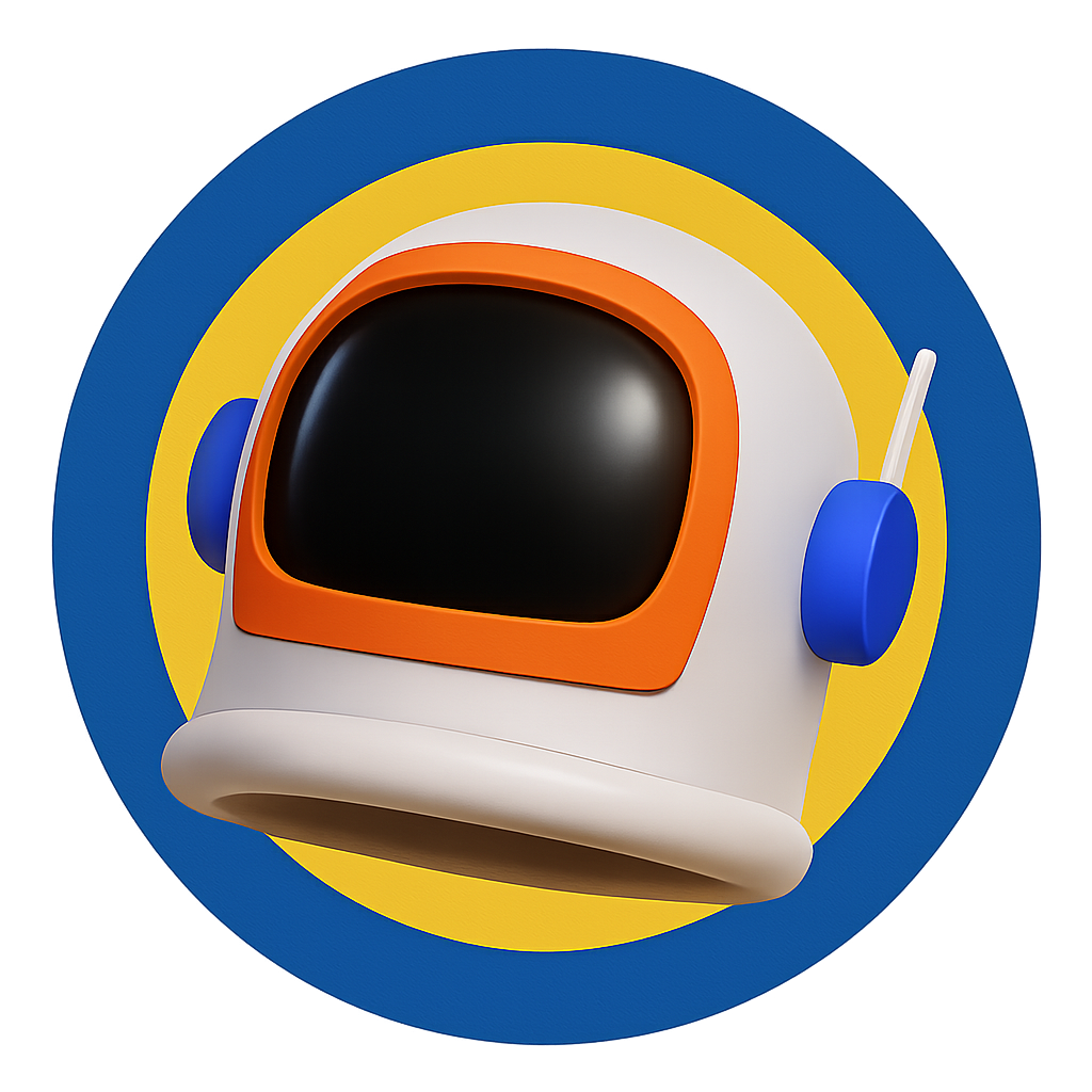 Galactic Ballz - Product Hunt launch logo and brand identity