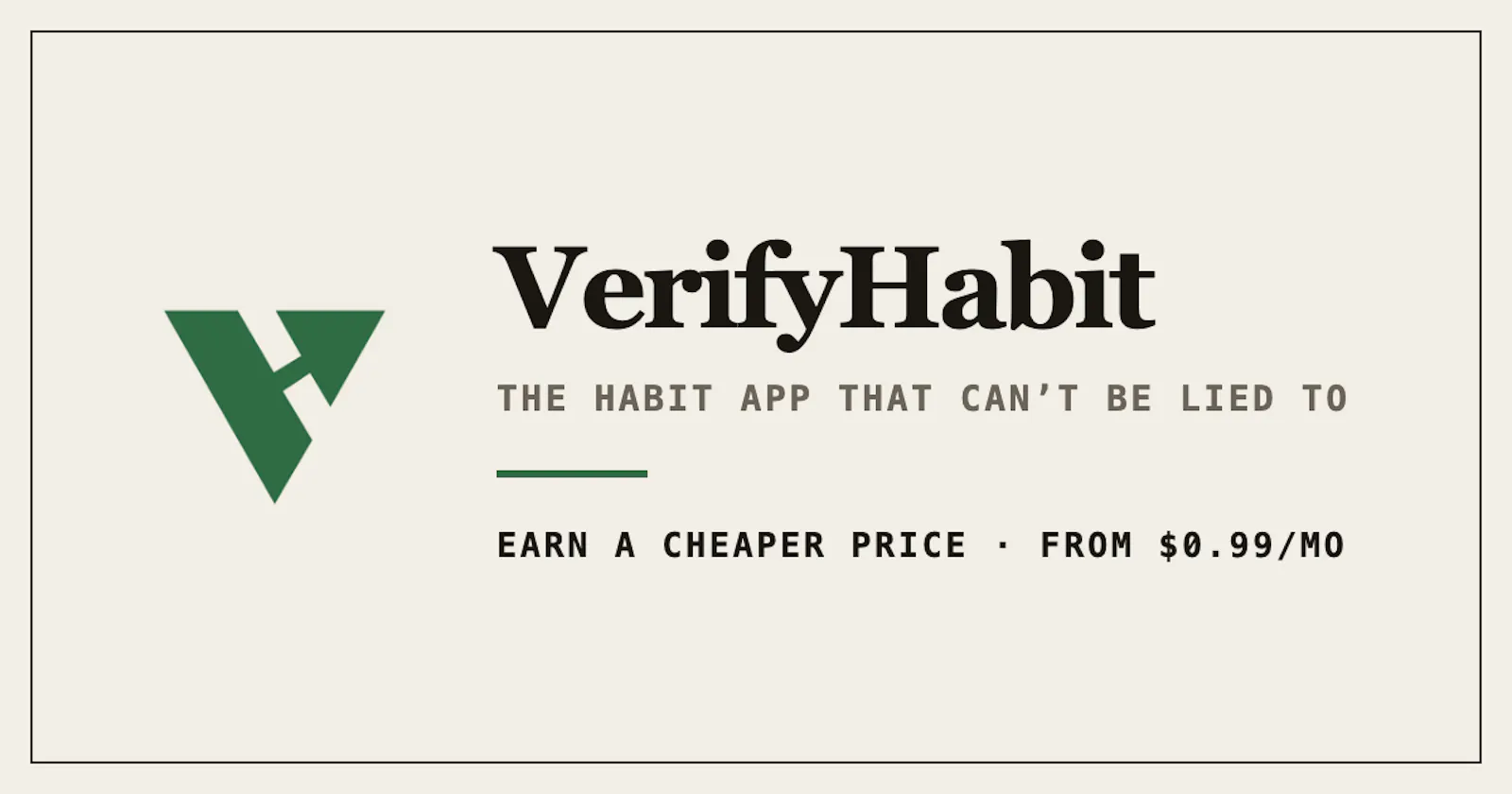 VerifyHabit screenshot 1