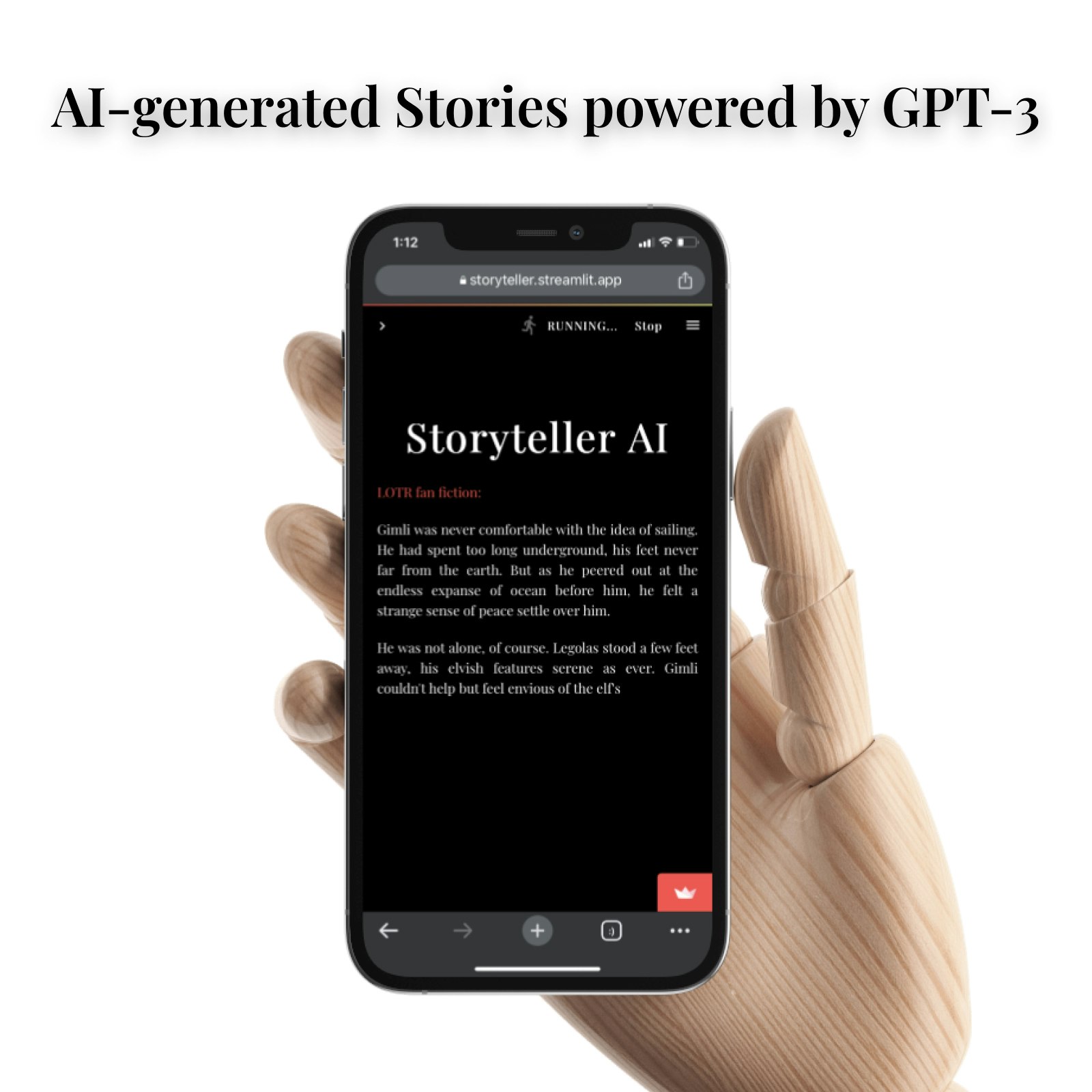 스토리 텔러 AI - GPT-3으로 구동되는 인스턴트 스토리 생성 미디어 1