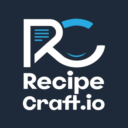 RecipeCraft.io - Main product screenshot demonstrating key features and user interface