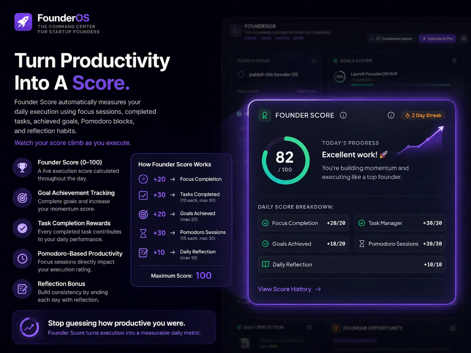 FounderOS — Command Center for Founders screenshot 4