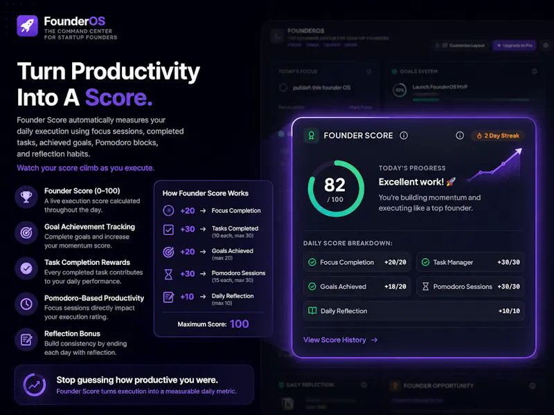 FounderOS — Command Center for Founders screenshot 4