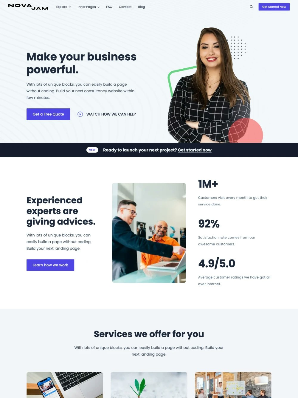 Novay Pro - Modern, ölçeklenebilir siteler için daha akıllı, daha hızlı fırlatın medya 9