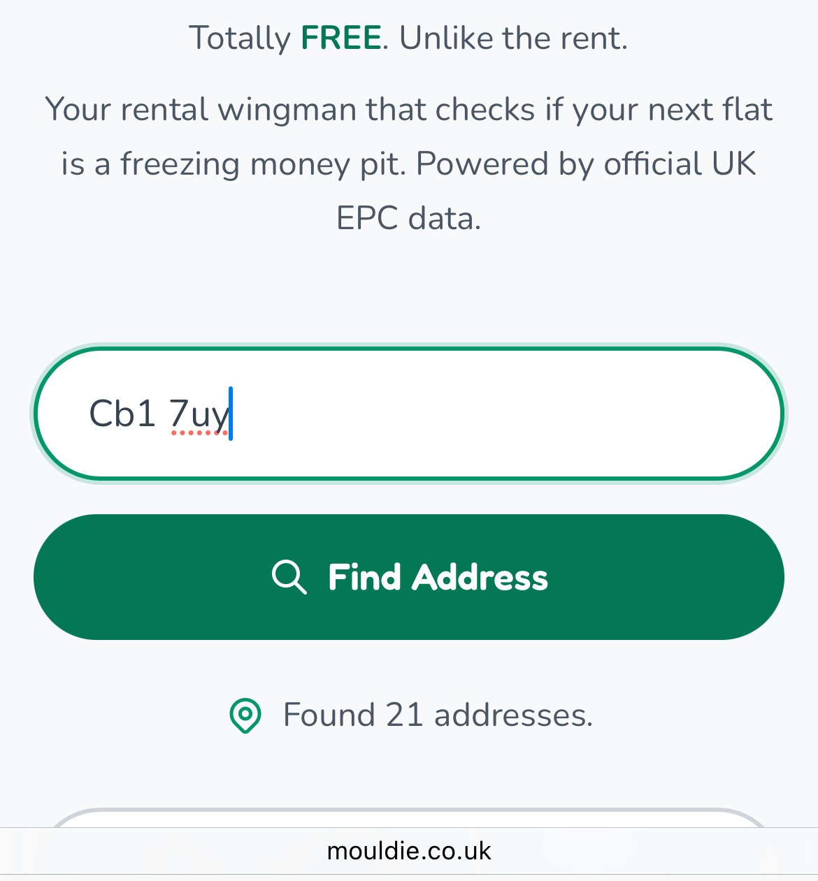 Mouldie - Screenshot 2 showing product features and functionality