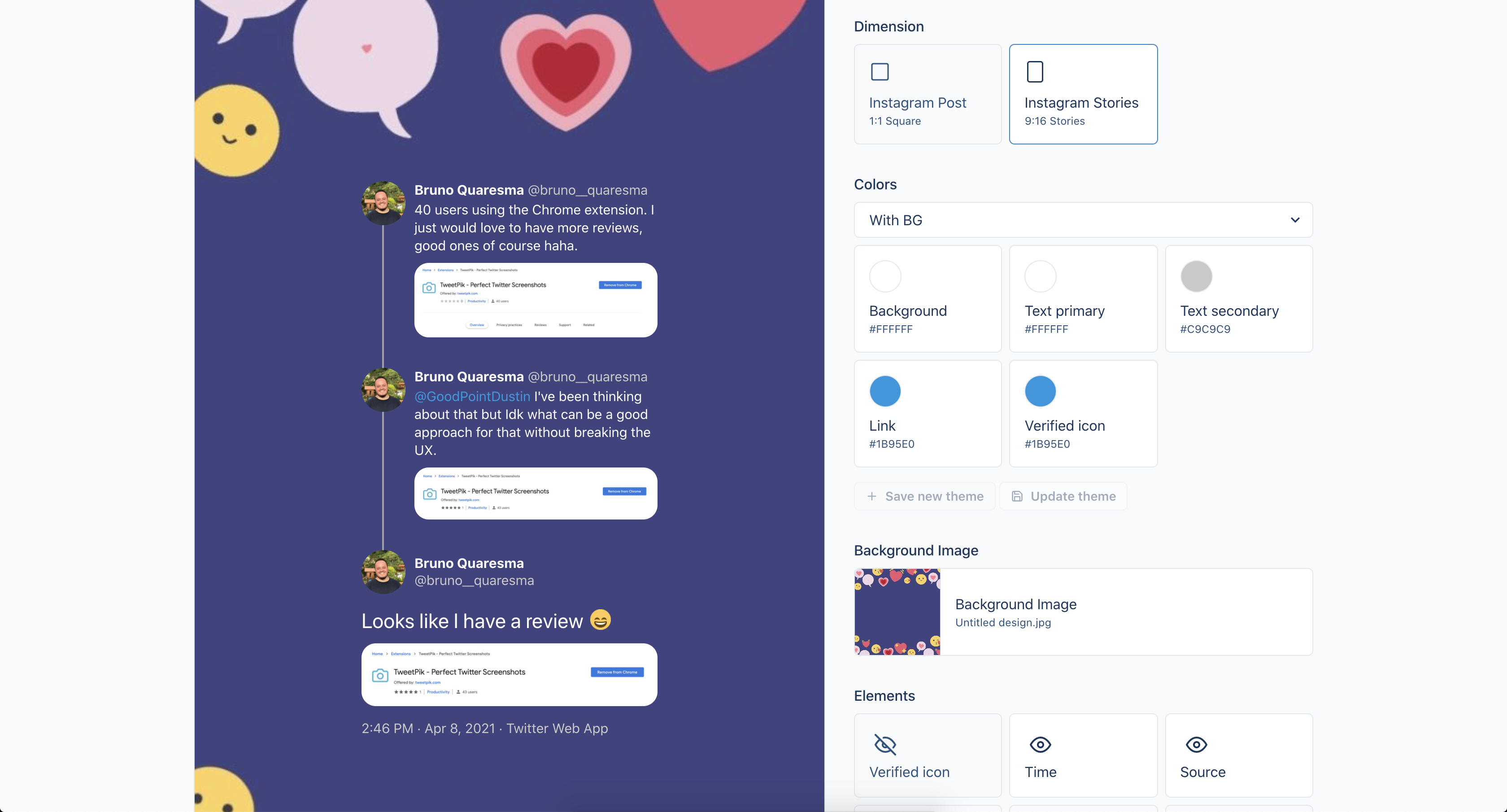 Perfect Twitter Screenshots - TweetPik gallery image