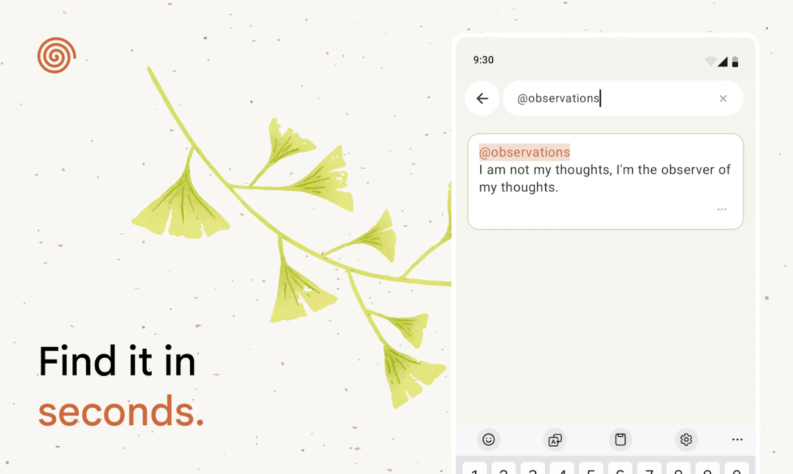 Brev - Fast and frictionless notes screenshot 2