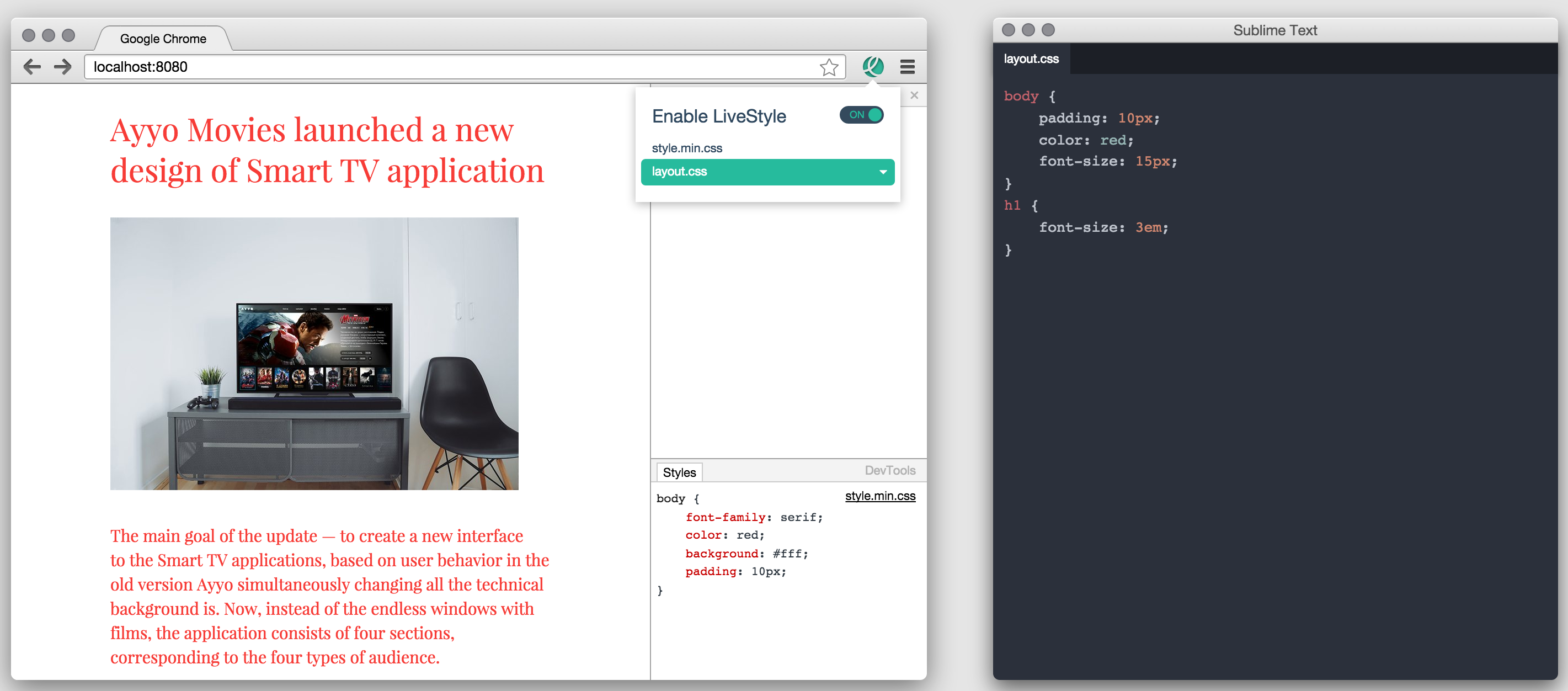 LiveStyle gallery image