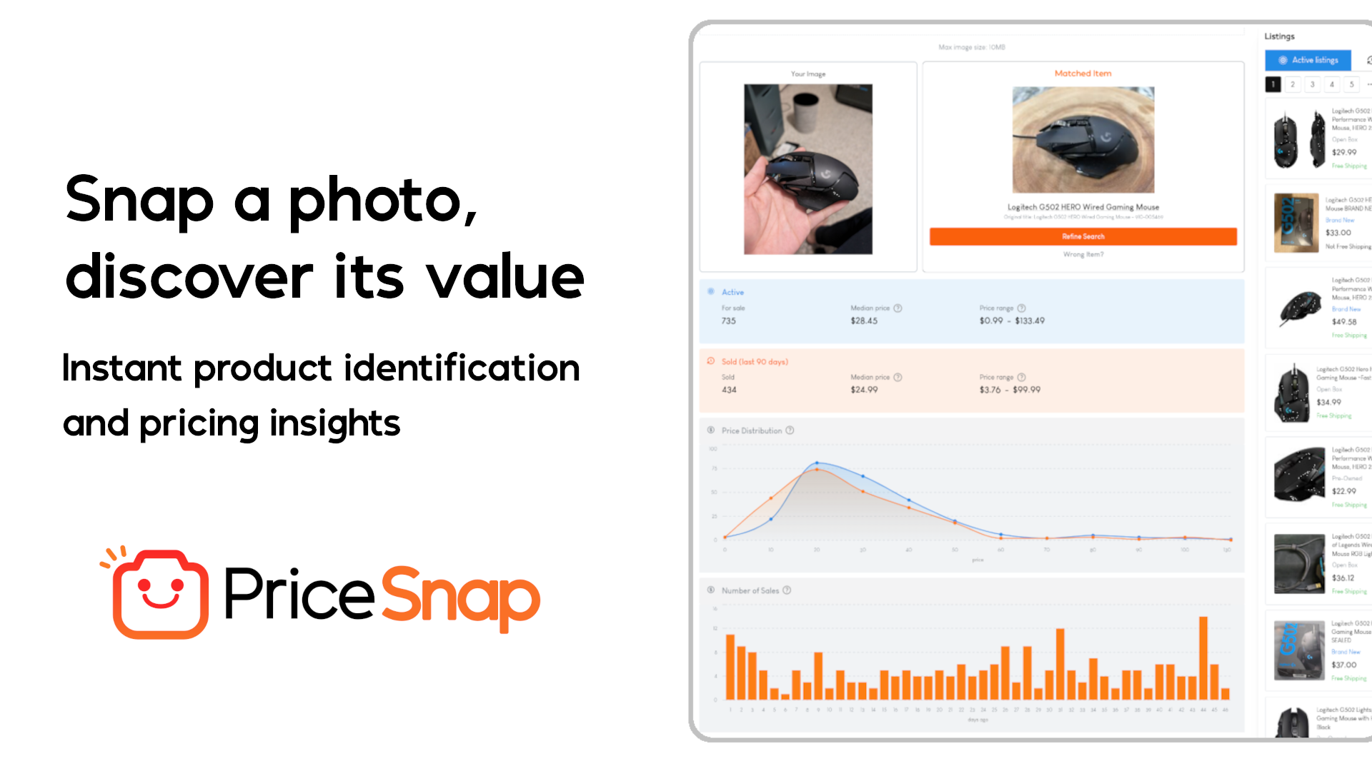 startuptile PriceSnap-Snap a photo discover its value