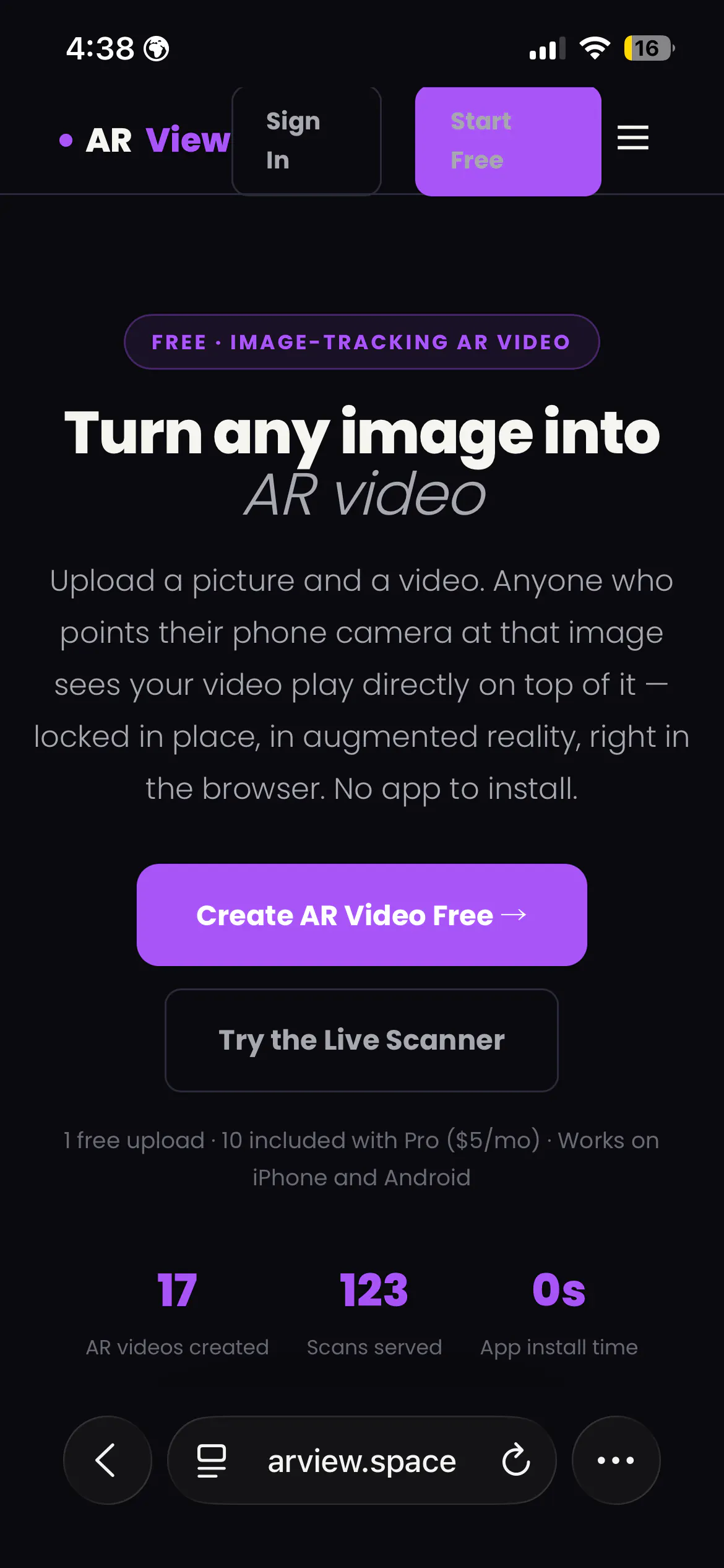 ARView gallery image