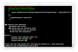 Infection PHP - AST Based Mutation Testing Framework gallery image