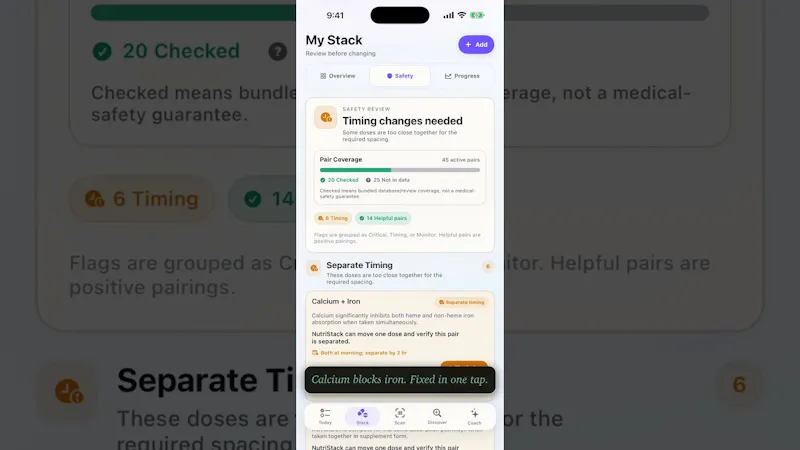 NutriStack screenshot 1 (video preview)