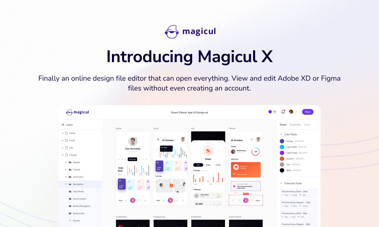 Magicul X- 디자인 파일 편집기 미디어 1