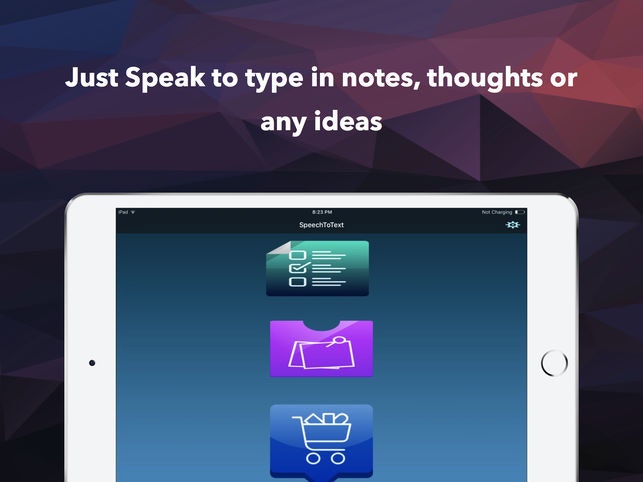 Speech to text gallery image