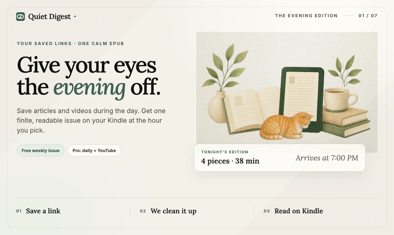 Quiet Digest screenshot 2