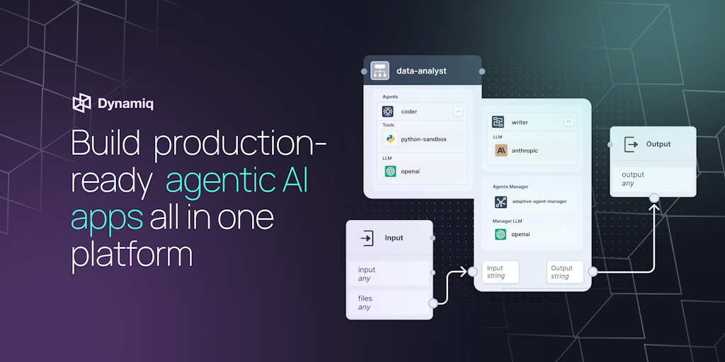 Dynamiq's Agentic AI Studio
